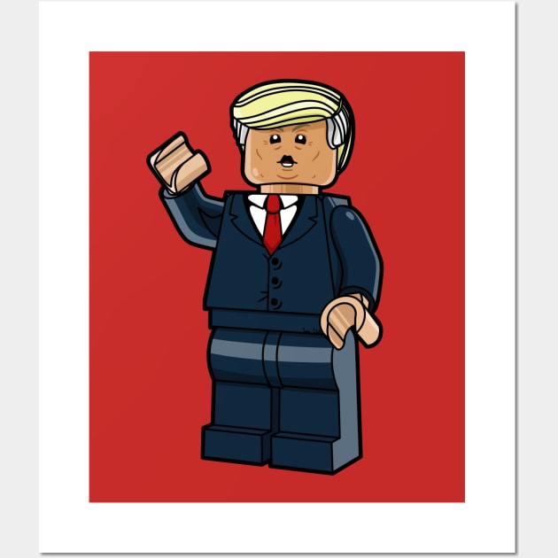 LEGO Donald Trump Wall Art by schultzstudio